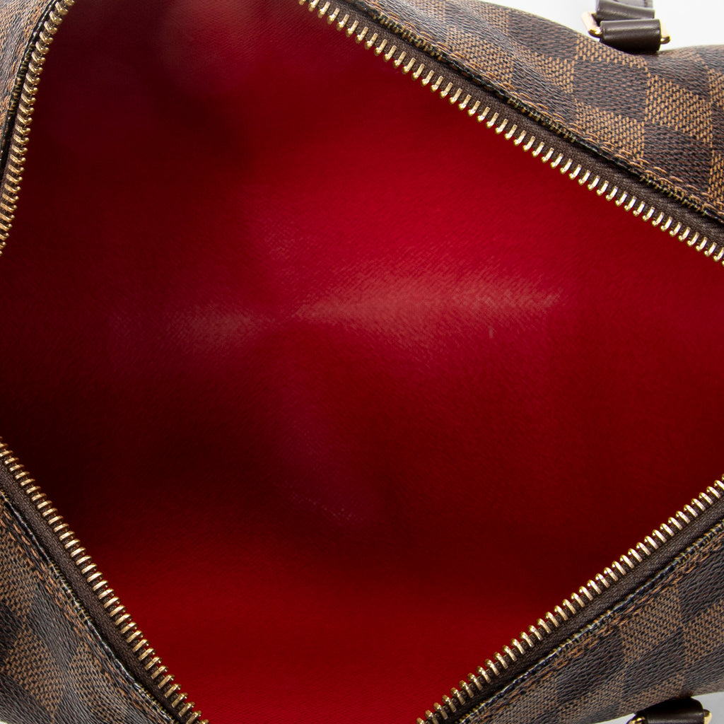 Handbag Papillon 30 Brown Damier Ebene
