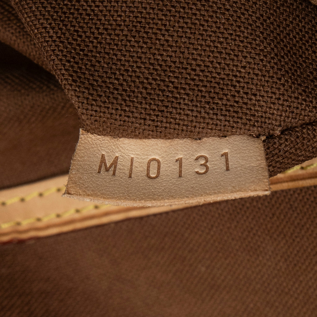Sac à bandoulière Palermo GM Toile Monogram marron
