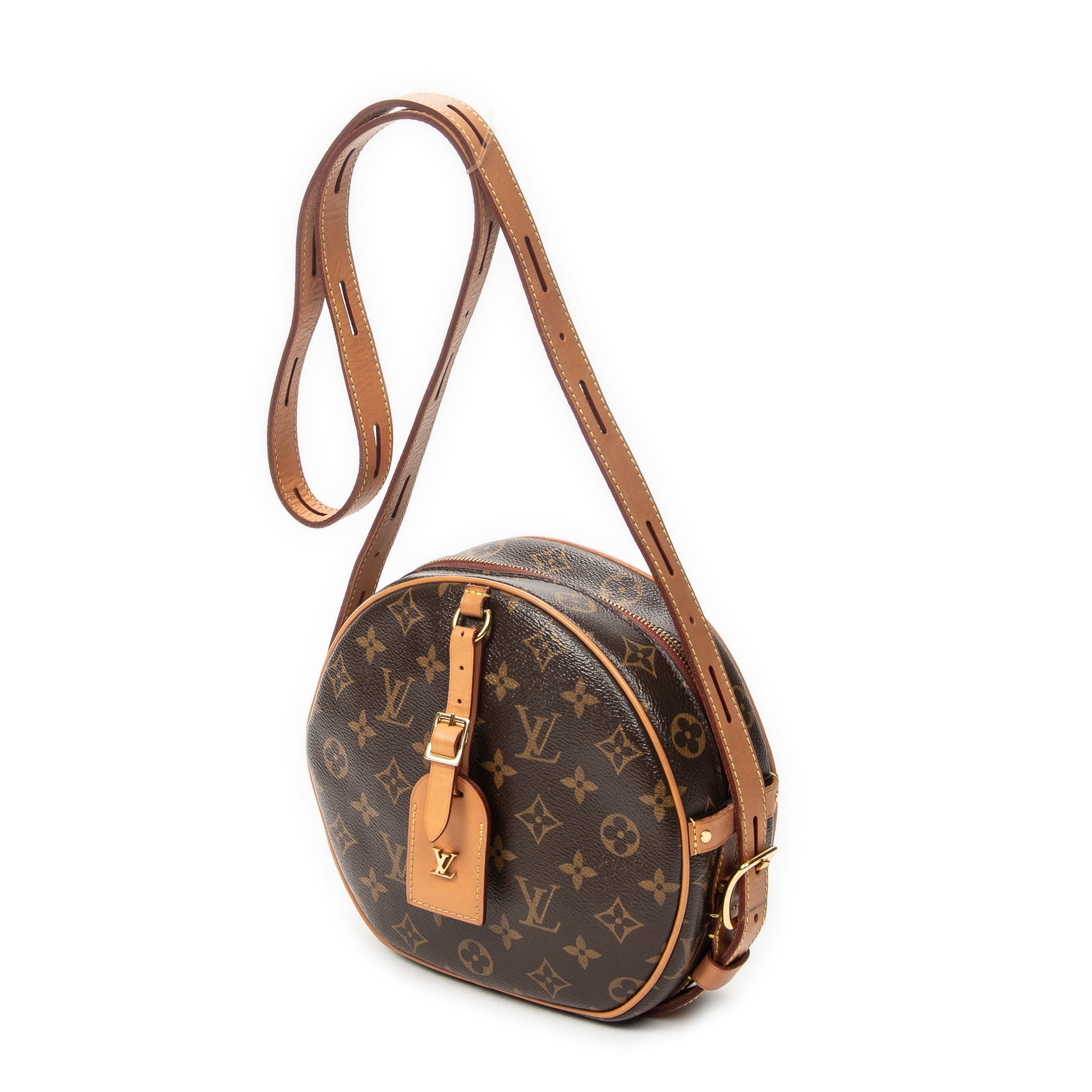Shoulder Bag Boite Chapeau Souple Brown Monogram Canvas