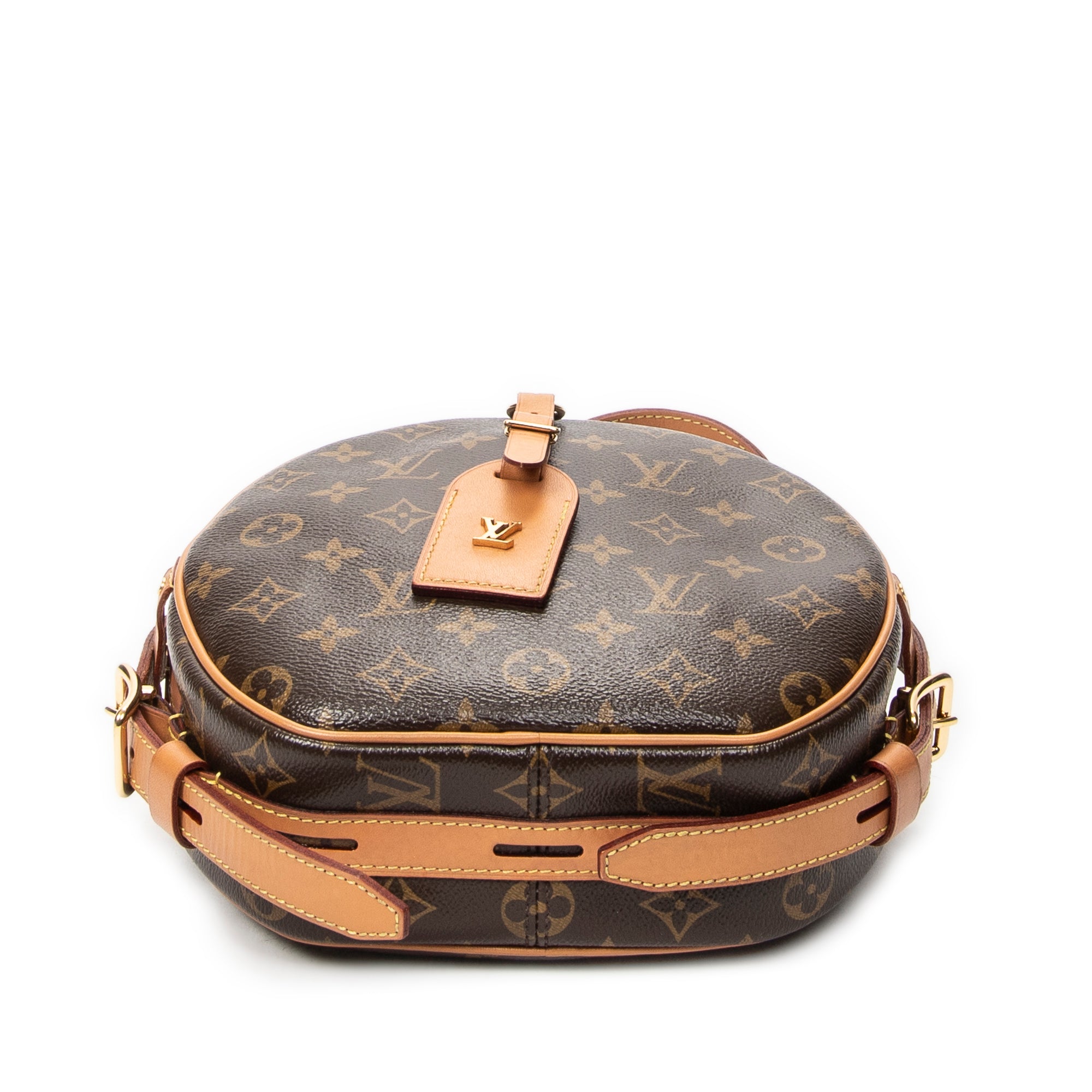 Shoulder Bag Boite Chapeau Souple Brown Monogram Canvas