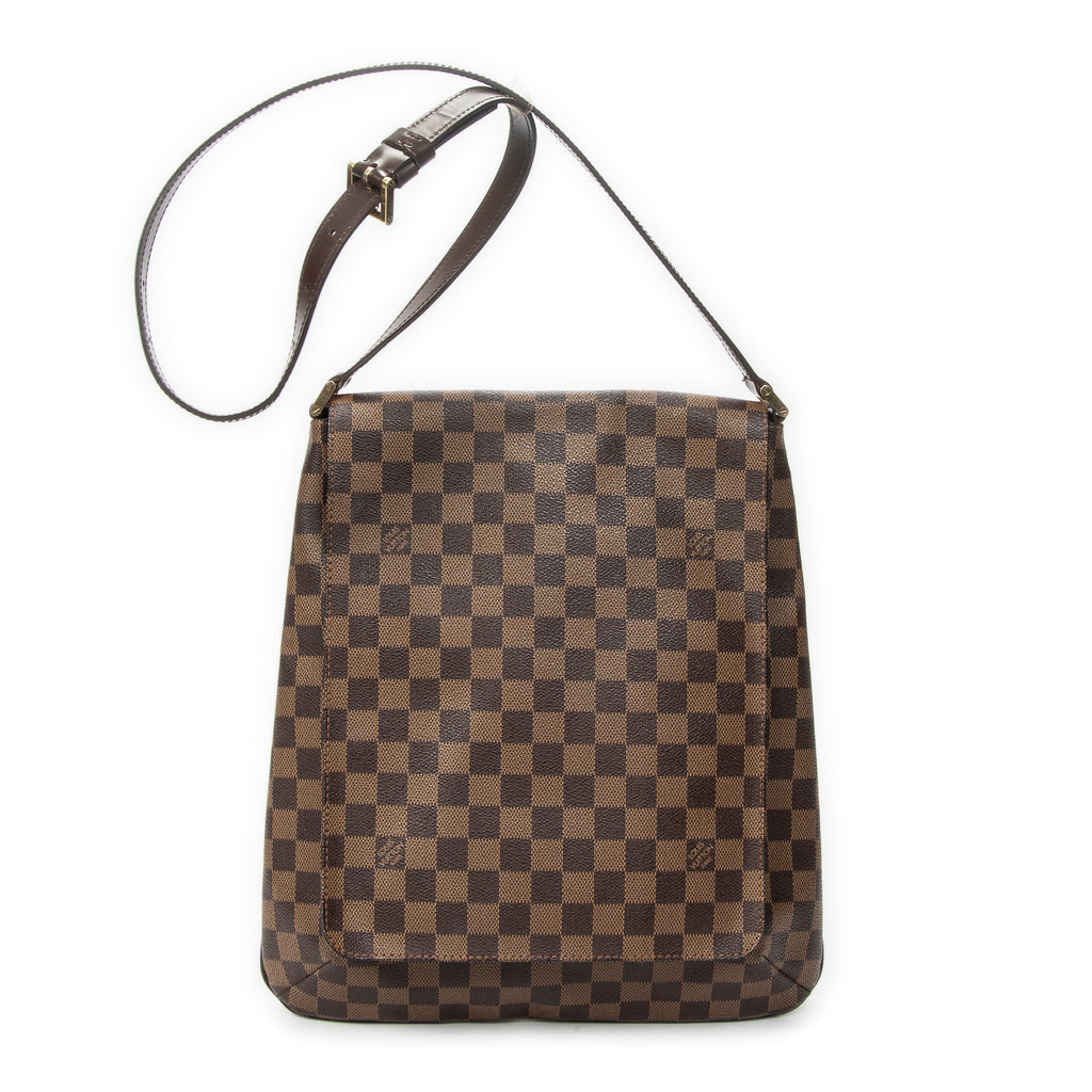 Shoulder Bag Musette Brown Damier Ebene