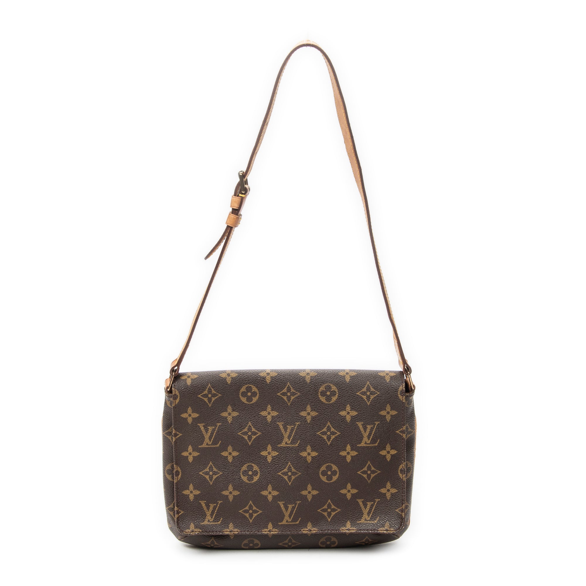 Shoulder Bag Musette Tango Brown Monogram Canvas