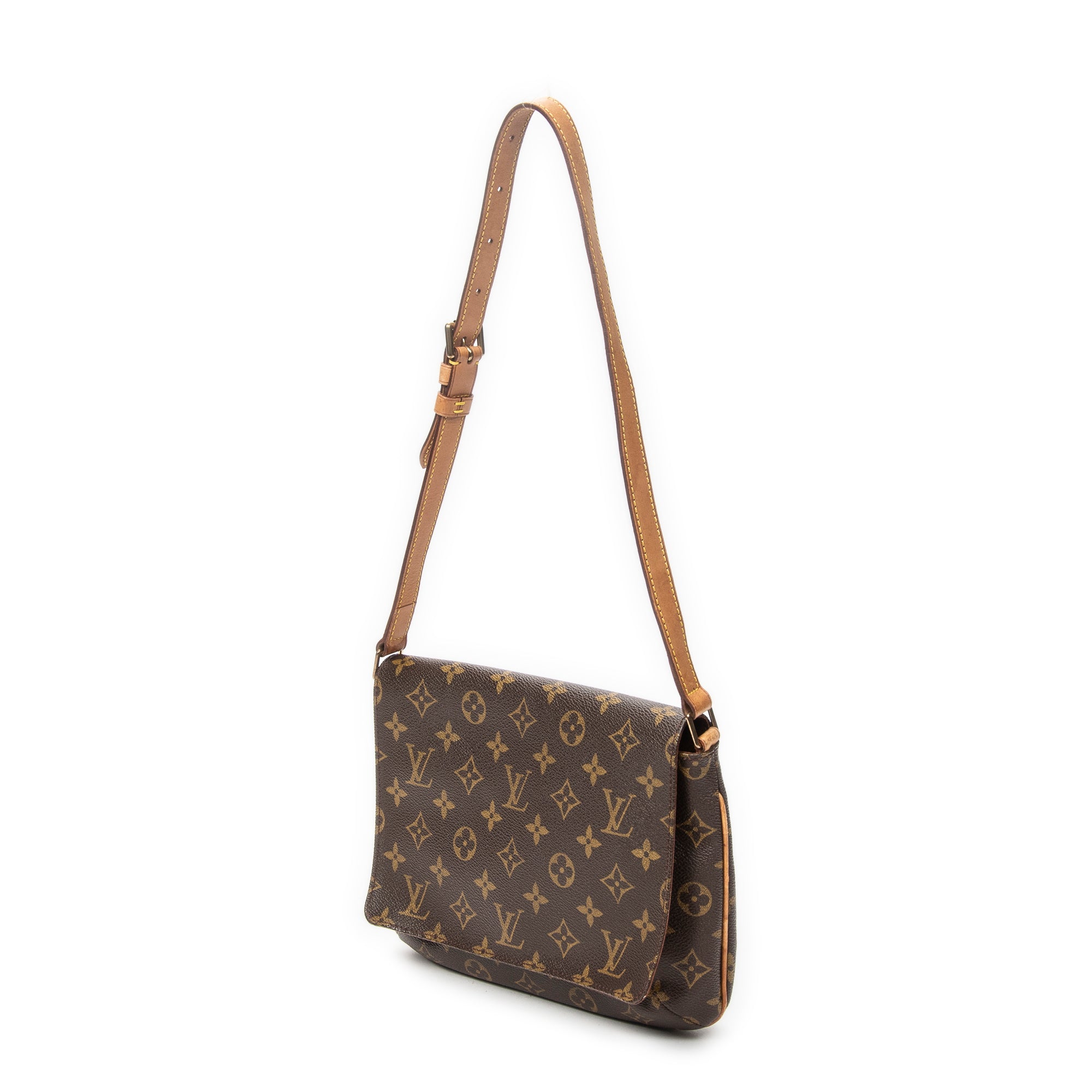 Shoulder Bag Musette Tango Brown Monogram Canvas