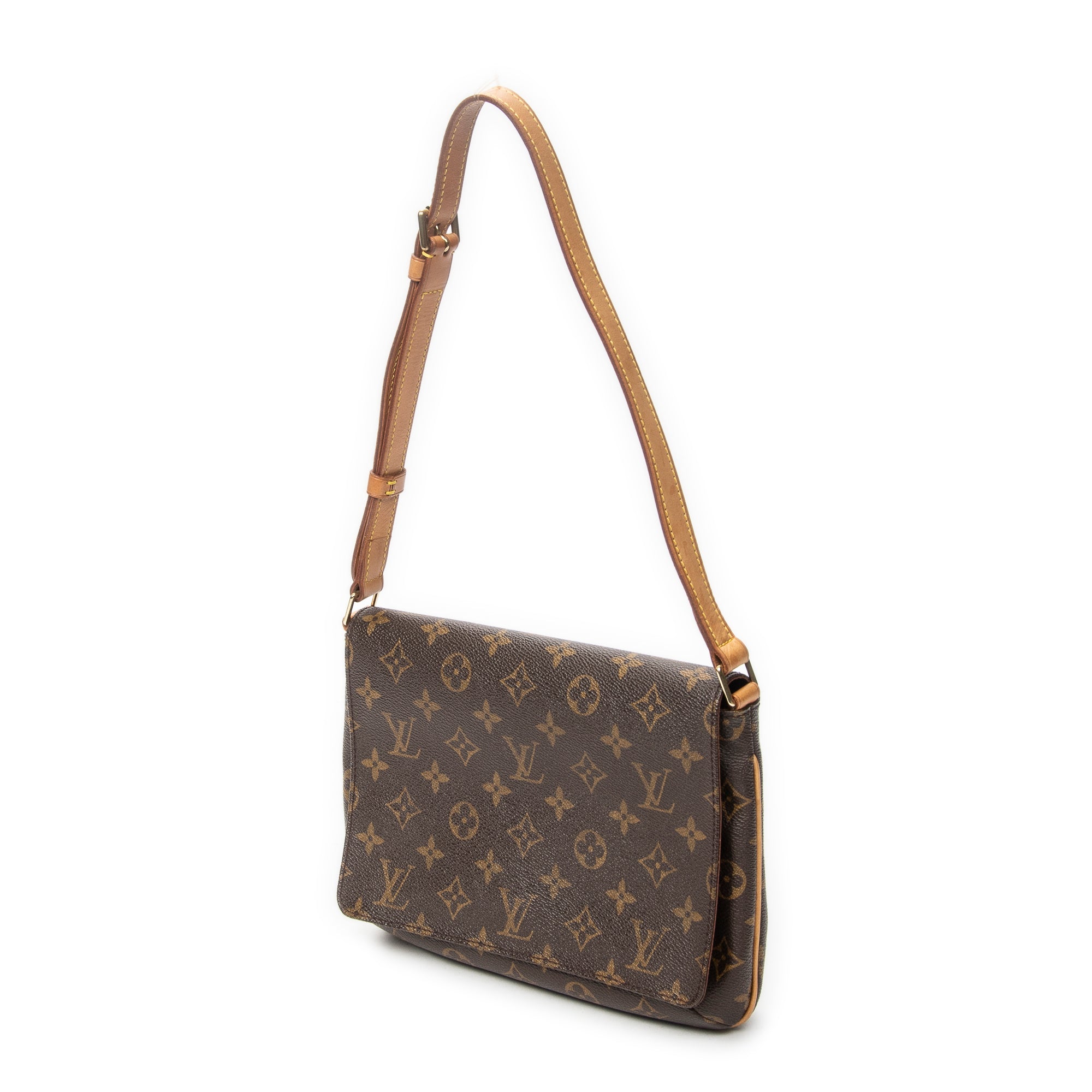 Shoulder Bag Musette Tango Brown Monogram Canvas