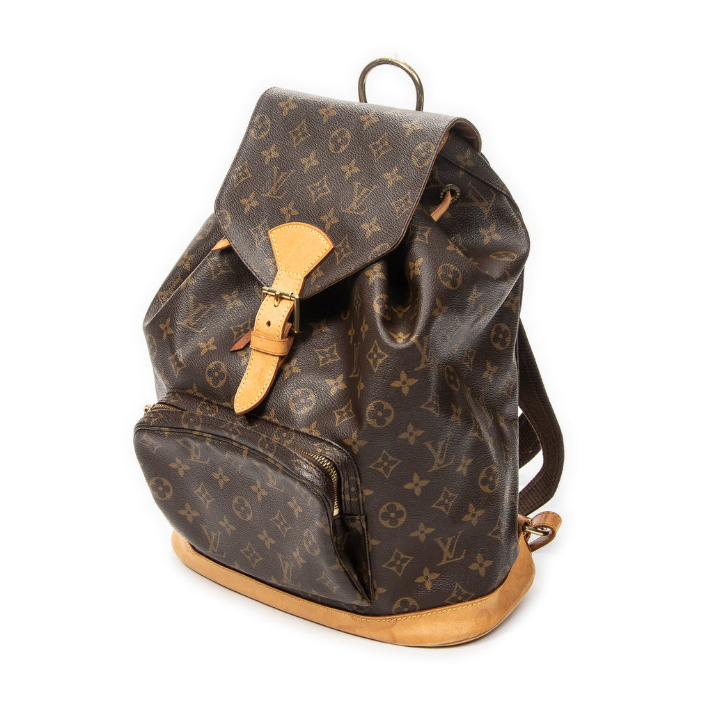 Backpack Montsouris GM Brown Monogram Canvas