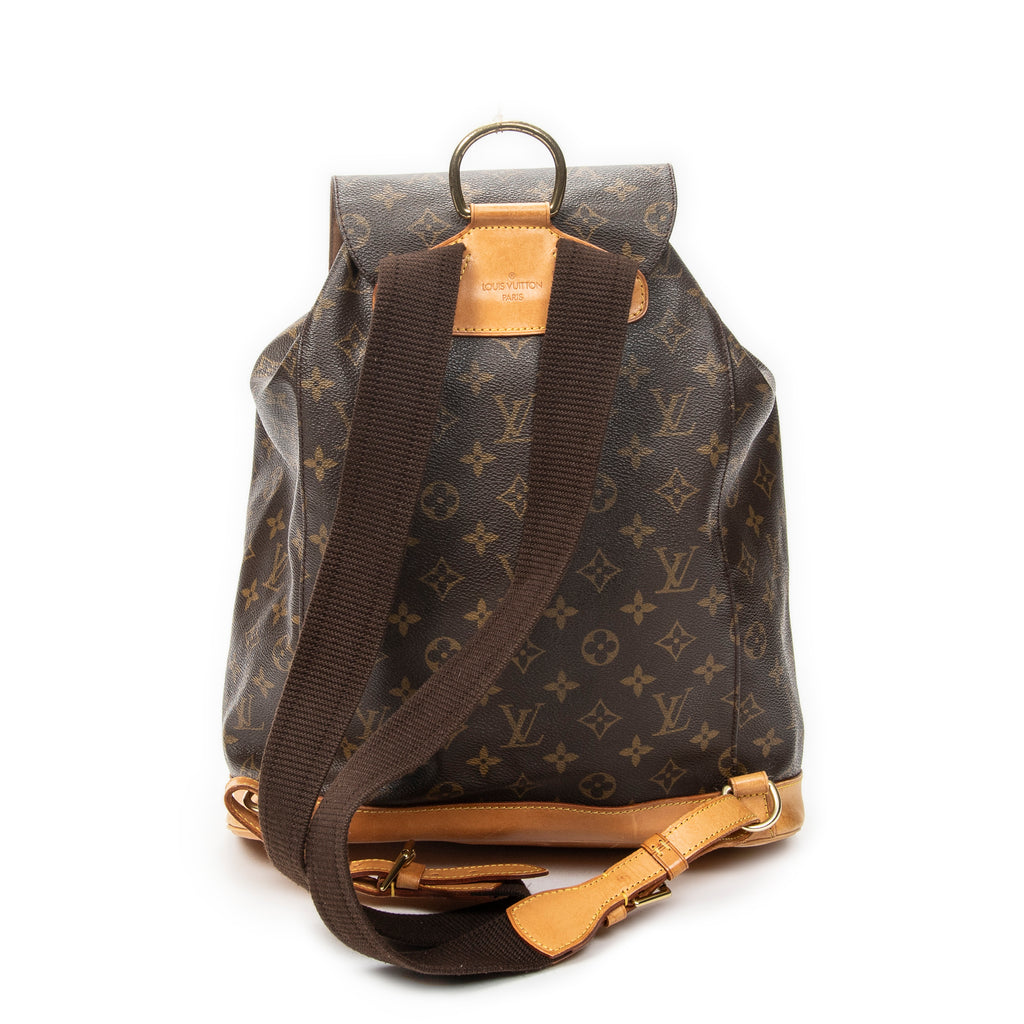 Backpack Montsouris GM Brown Monogram Canvas