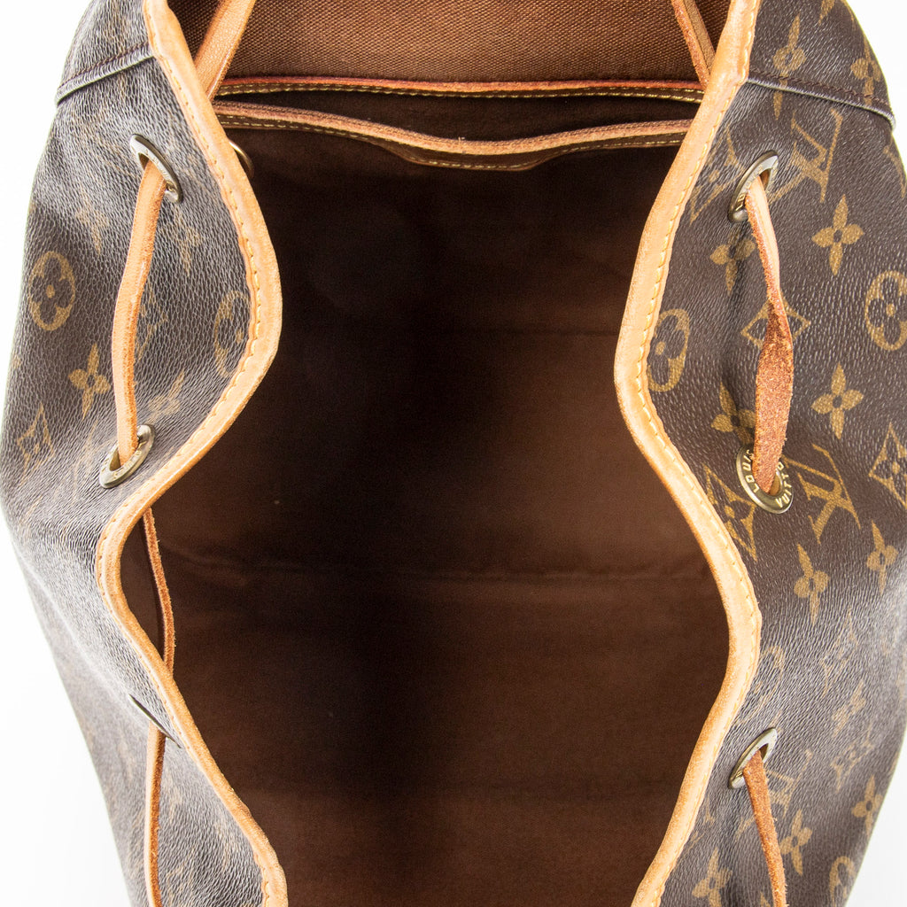 Backpack Montsouris GM Brown Monogram Canvas