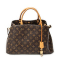 Shoulder Bag Montaigne MM Brown Monogram Canvas