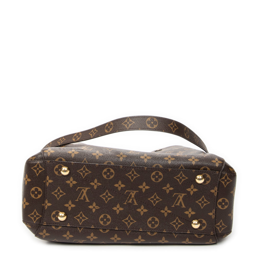 Shoulder Bag Montaigne MM Brown Monogram Canvas