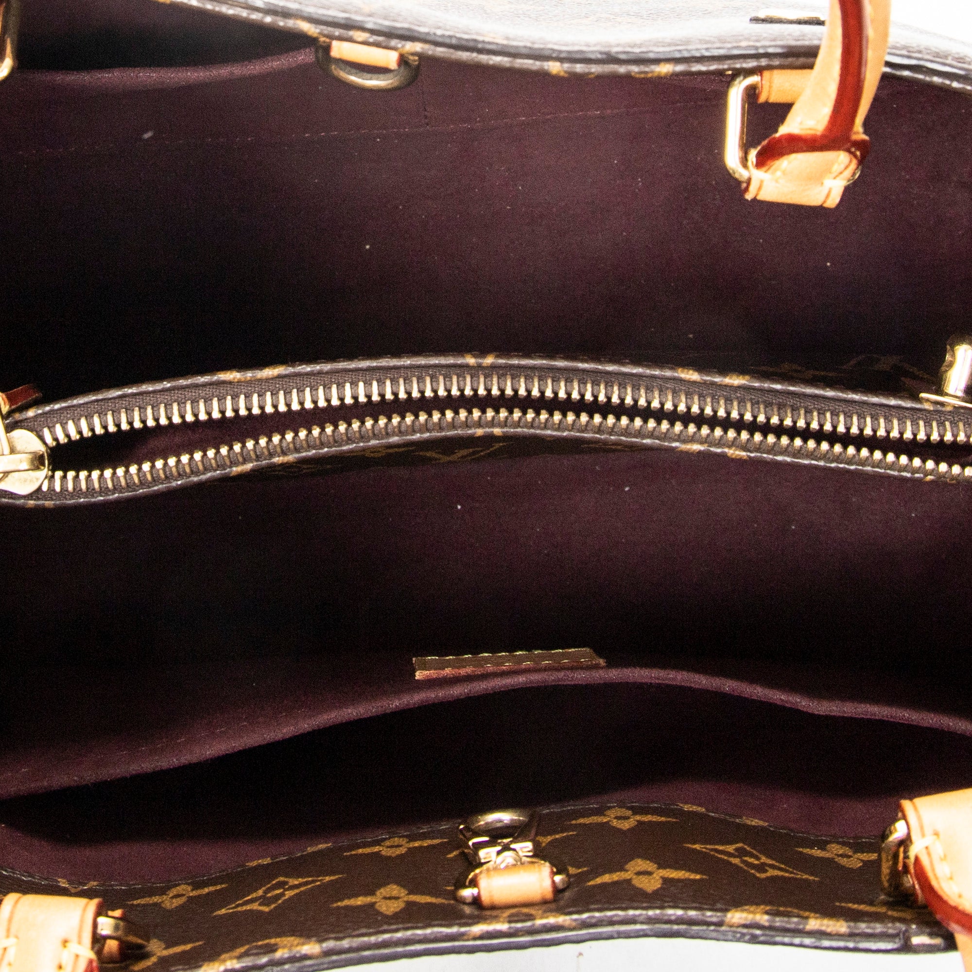 Shoulder Bag Montaigne MM Brown Monogram Canvas