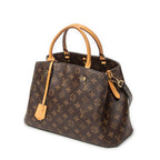 Shoulder Bag Montaigne MM Brown Monogram Canvas