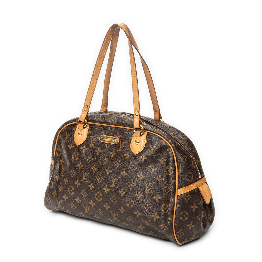 Shoulder Bag Montorgueil PM Brown Monogram Canvas