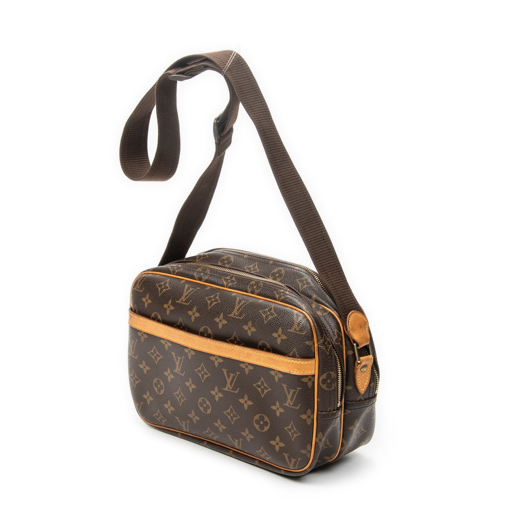 Shoulder Bag Reporter PM Brown Monogram Canvas