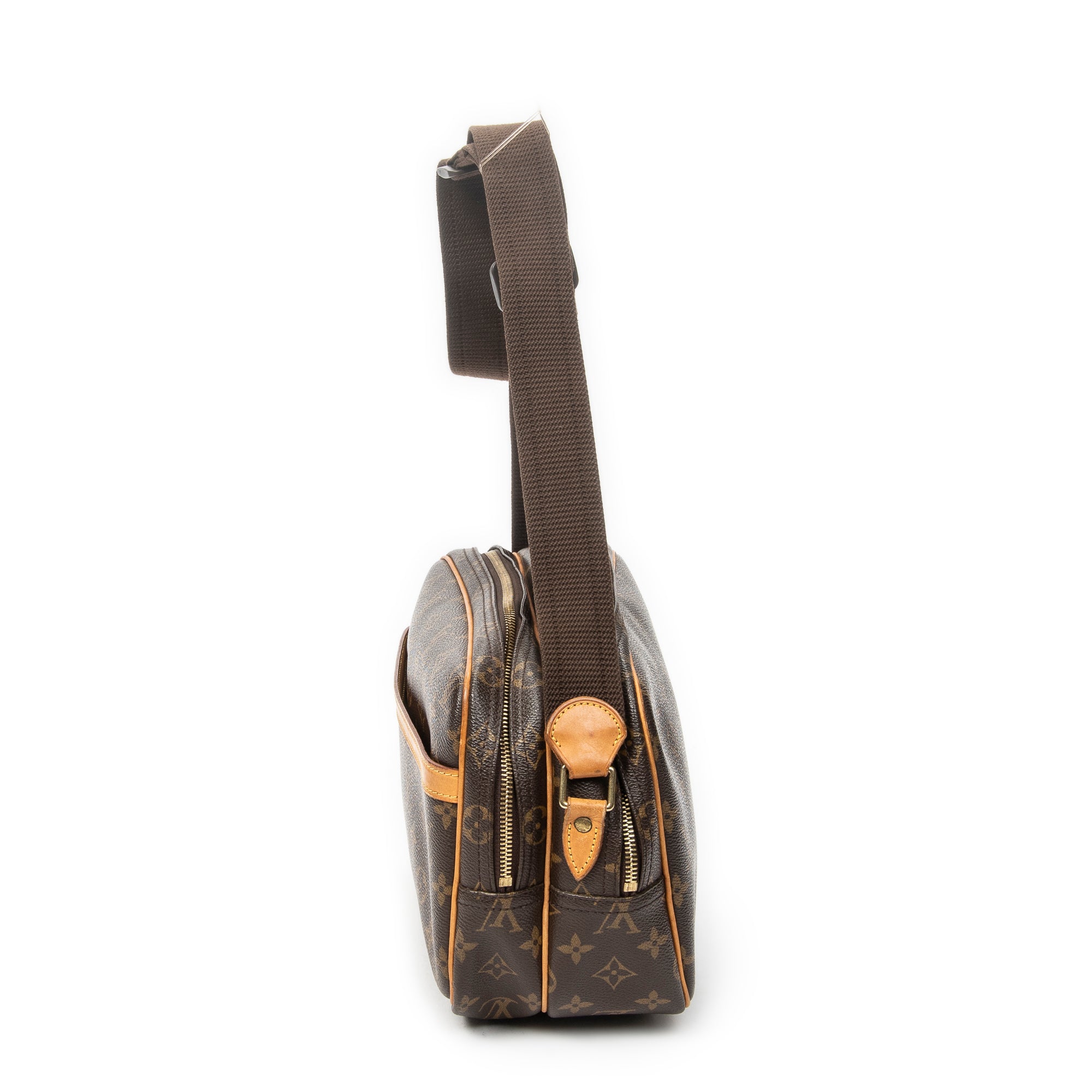 Shoulder Bag Reporter PM Brown Monogram Canvas