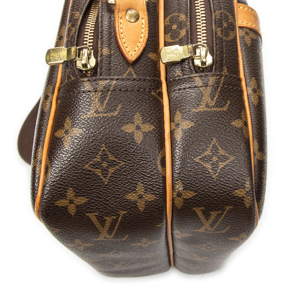 Shoulder Bag Reporter PM Brown Monogram Canvas