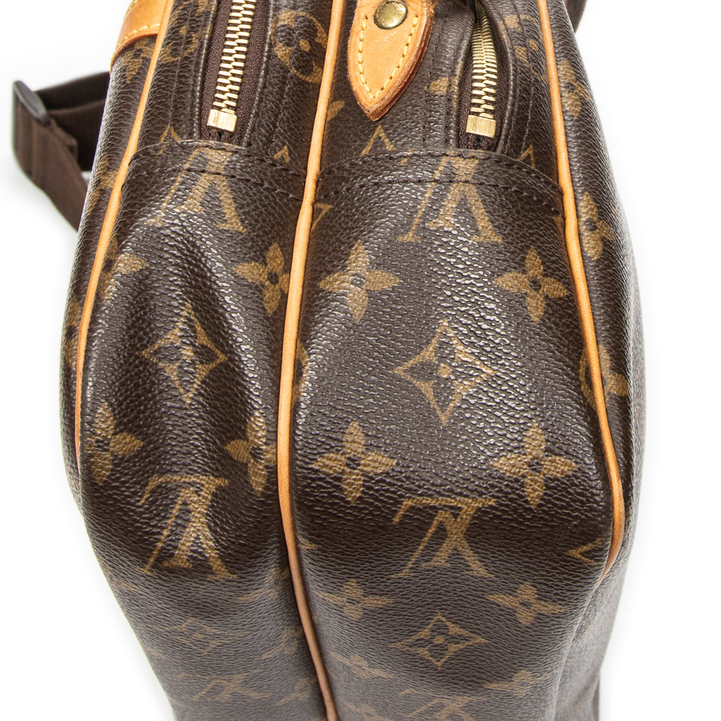 Shoulder Bag Reporter PM Brown Monogram Canvas