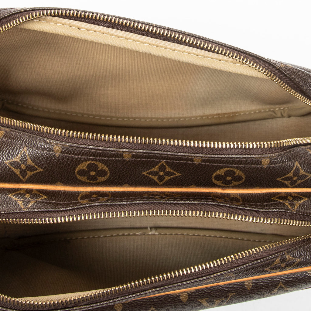 Shoulder Bag Reporter PM Brown Monogram Canvas