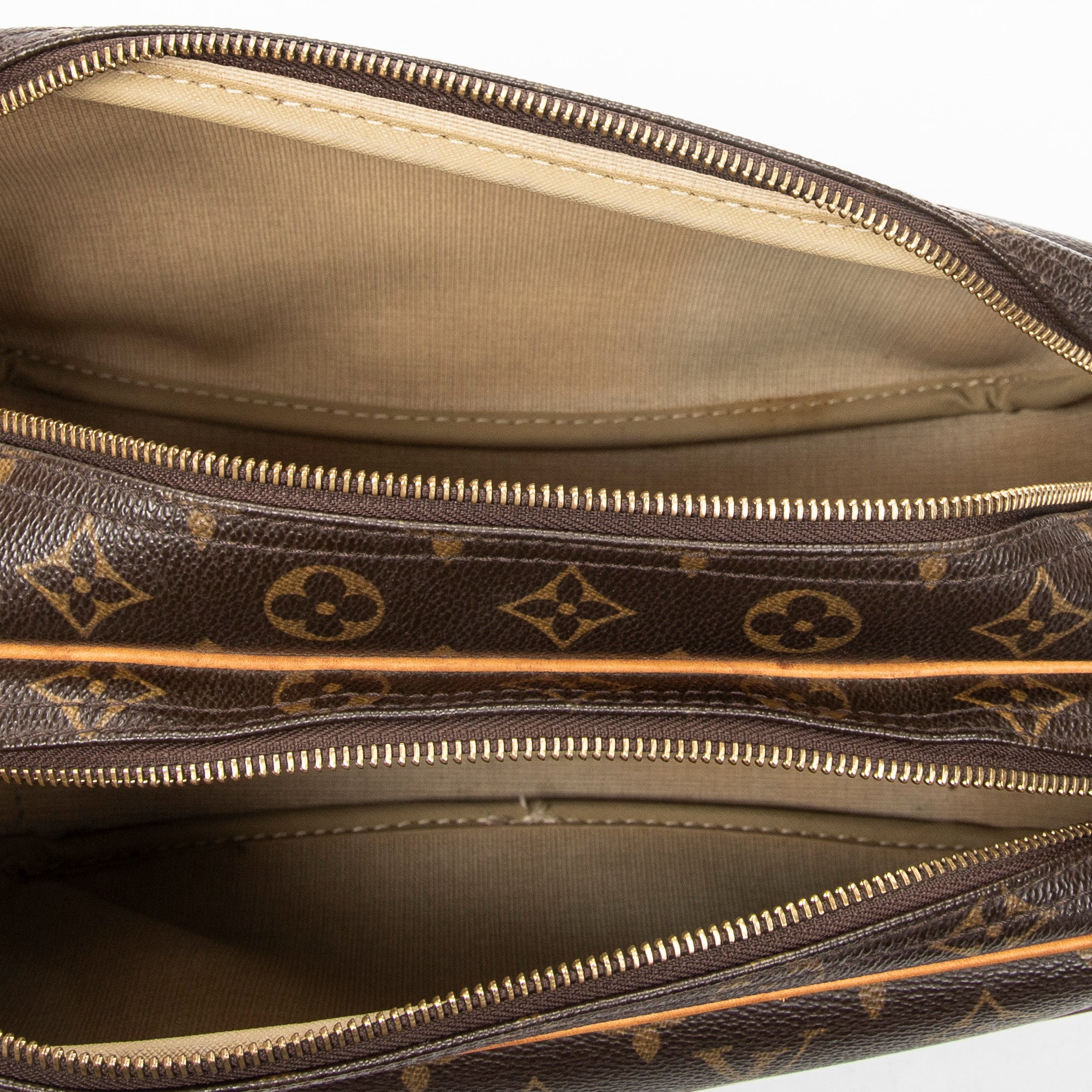 Shoulder Bag Reporter PM Brown Monogram Canvas