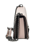 Shoulder Bag Mini Runway Pink Intrecciato Leather
