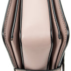 Shoulder Bag Mini Runway Pink Intrecciato Leather