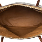 Shoulder Bag Dome Top Handle Brown Macadam Coated Canvas