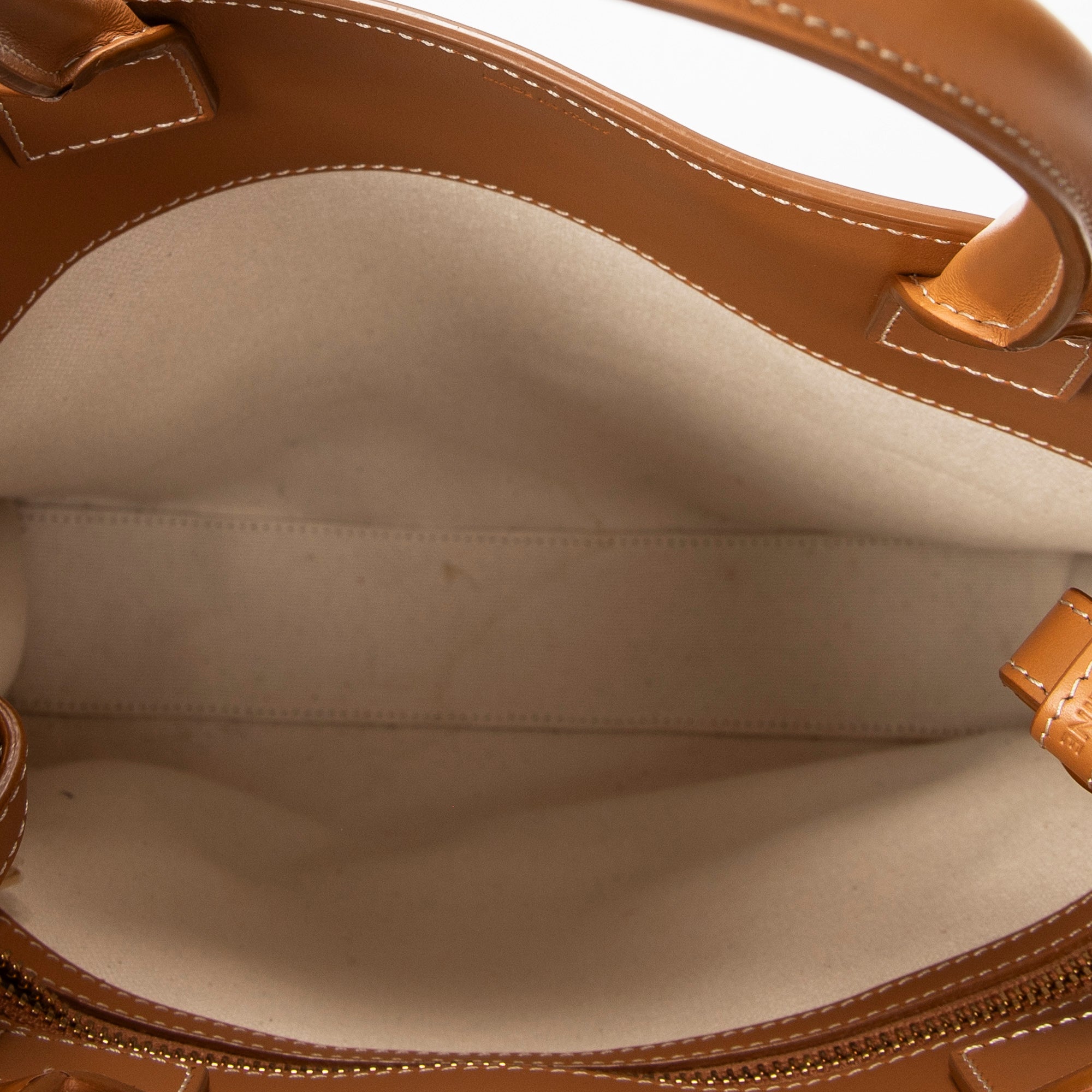 Shoulder Bag Vertical Cabas Tote Ivory Logo Print Canvas