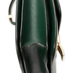 Shoulder Bag Medium Classic Box Crossbody Green Smooth Calfskin Leather