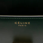 Shoulder Bag Medium Classic Box Crossbody Green Smooth Calfskin Leather