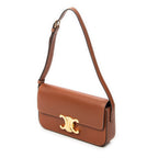 Shoulder Bag Claude Tan Calfskin Leather