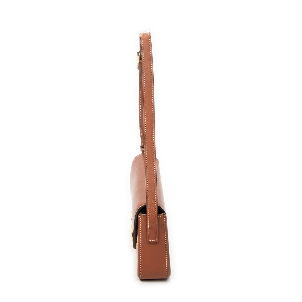 Shoulder Bag Claude Tan Calfskin Leather