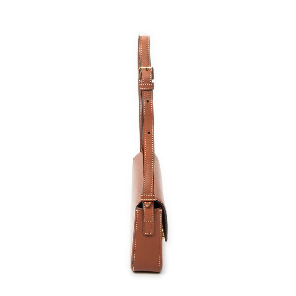 Shoulder Bag Claude Tan Calfskin Leather