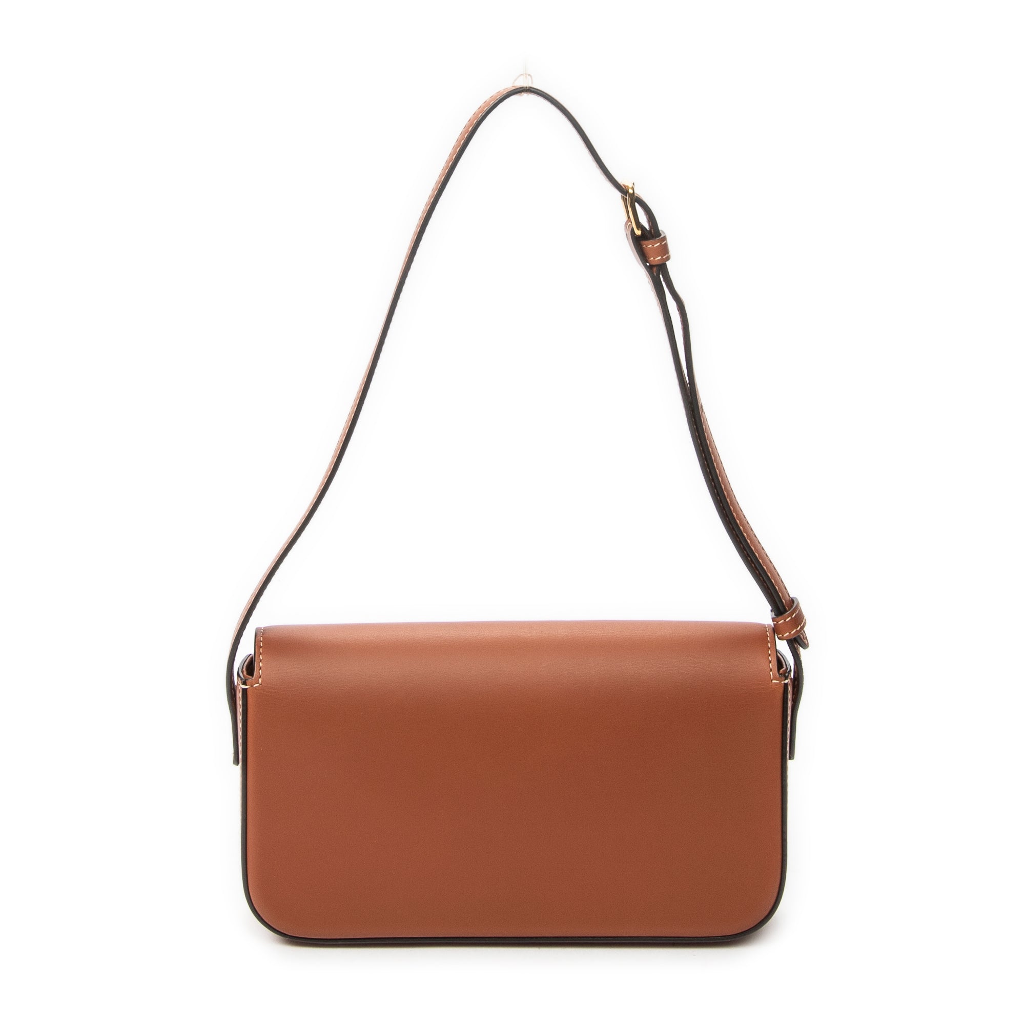 Shoulder Bag Claude Tan Calfskin Leather