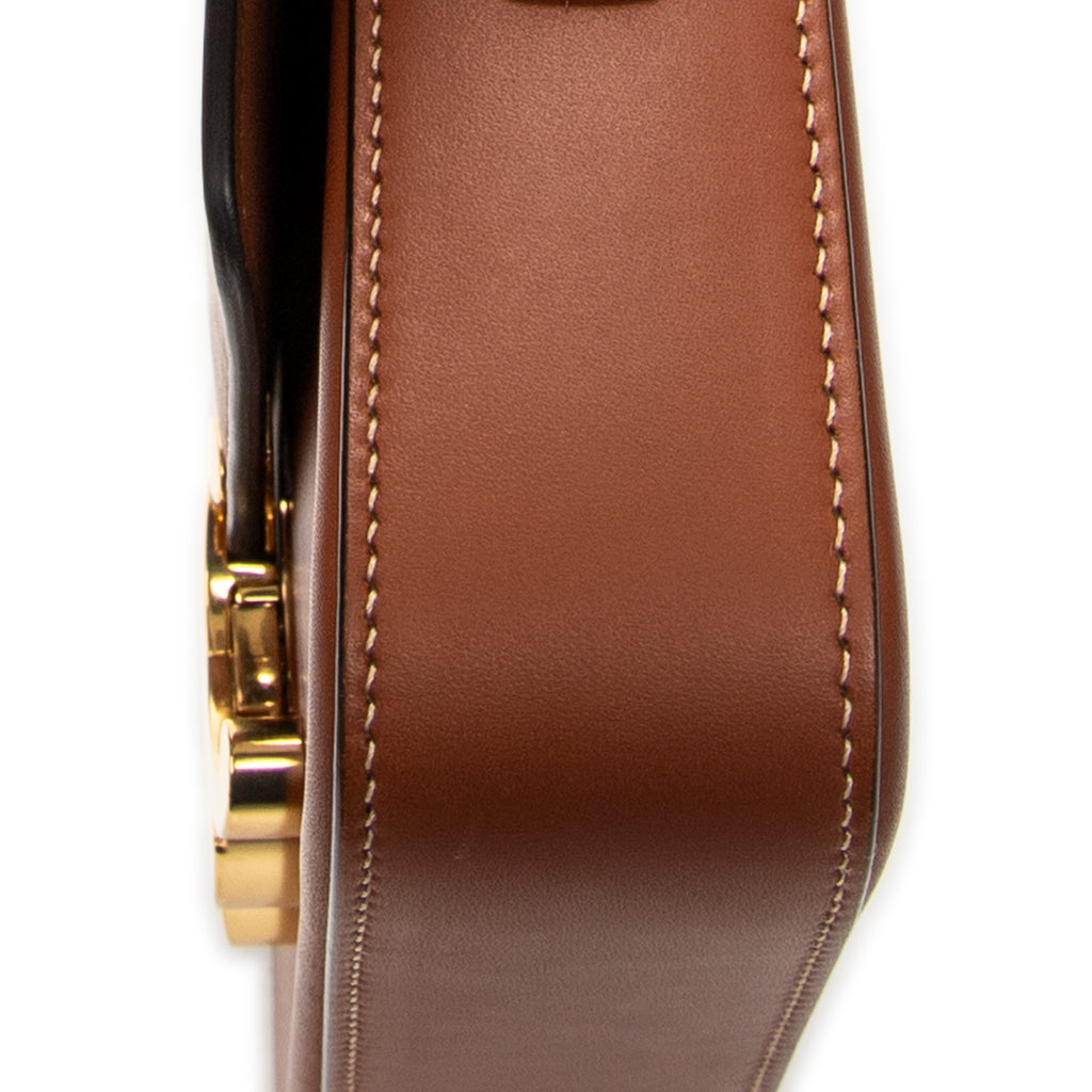 Shoulder Bag Claude Tan Calfskin Leather