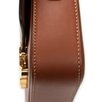 Shoulder Bag Claude Tan Calfskin Leather