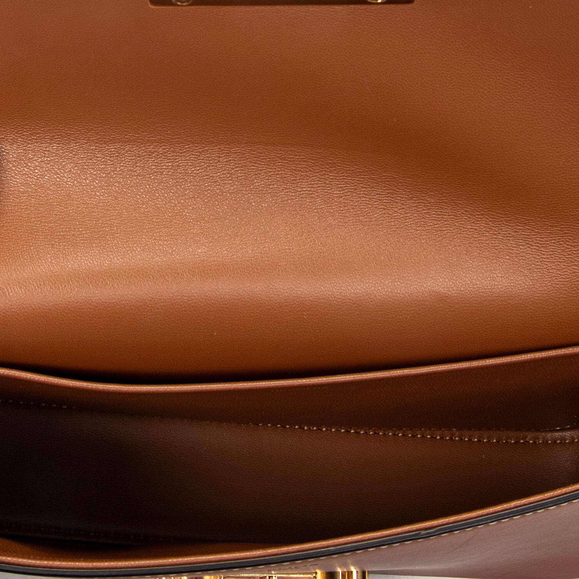 Shoulder Bag Claude Tan Calfskin Leather
