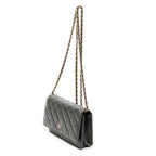 Shoulder Bag Classic Wallet on Chain Dark Grey Quilted Lambskin Leather