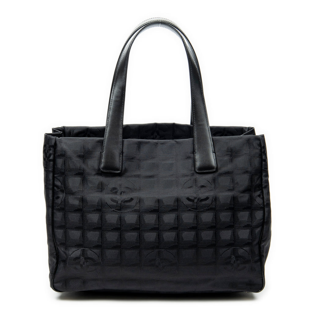 Shoulder Bag New Travel Line Shopping Tote Black Travel Line Nylon Canvas