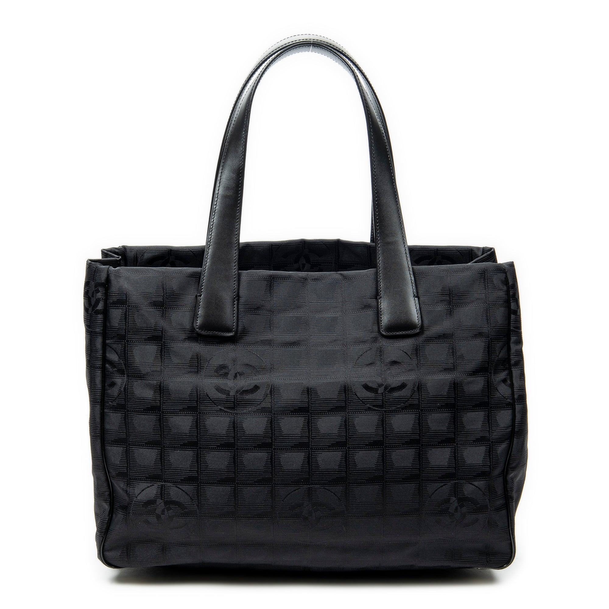 Shoulder Bag New Travel Line Shopping Tote Black Travel Line Nylon Canvas