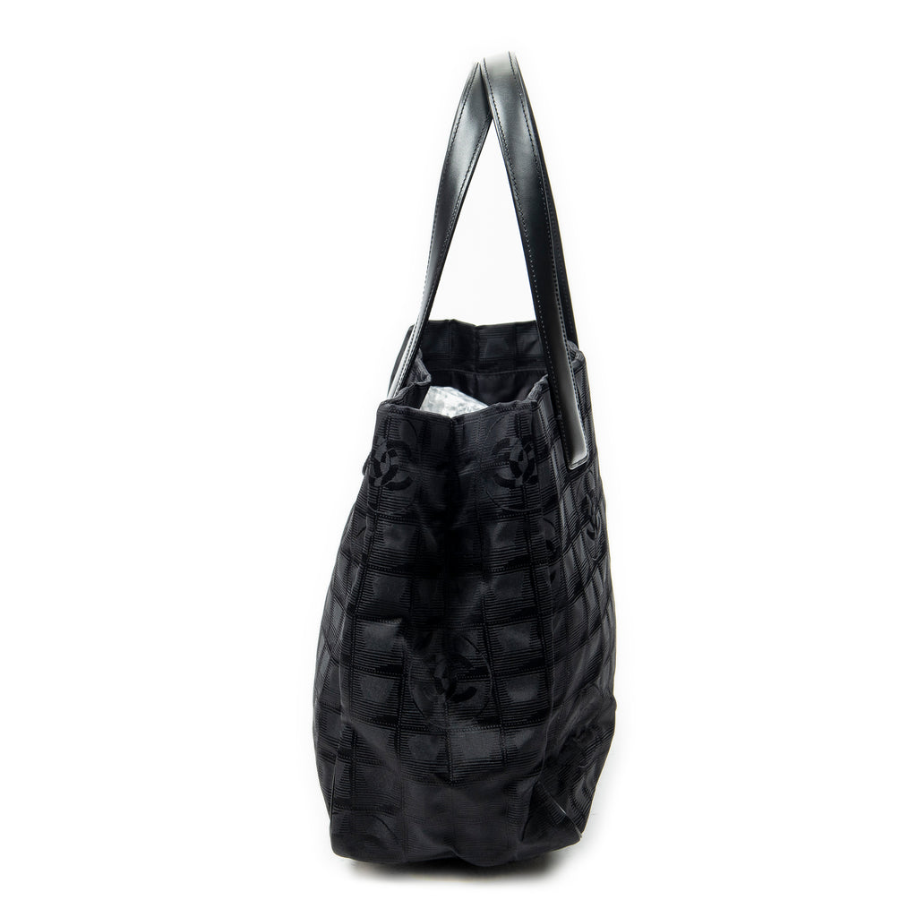 Shoulder Bag New Travel Line Shopping Tote Black Travel Line Nylon Canvas