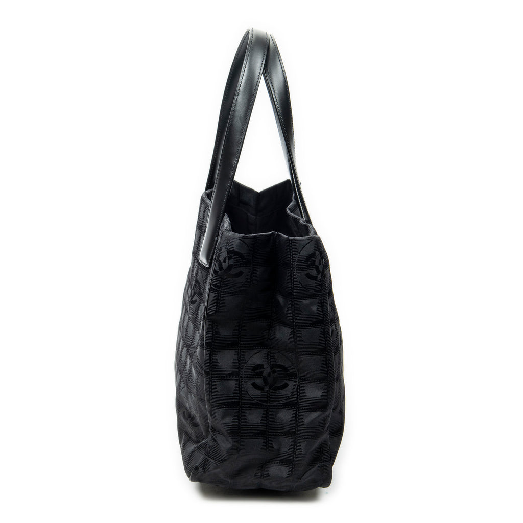 Shoulder Bag New Travel Line Shopping Tote Black Travel Line Nylon Canvas
