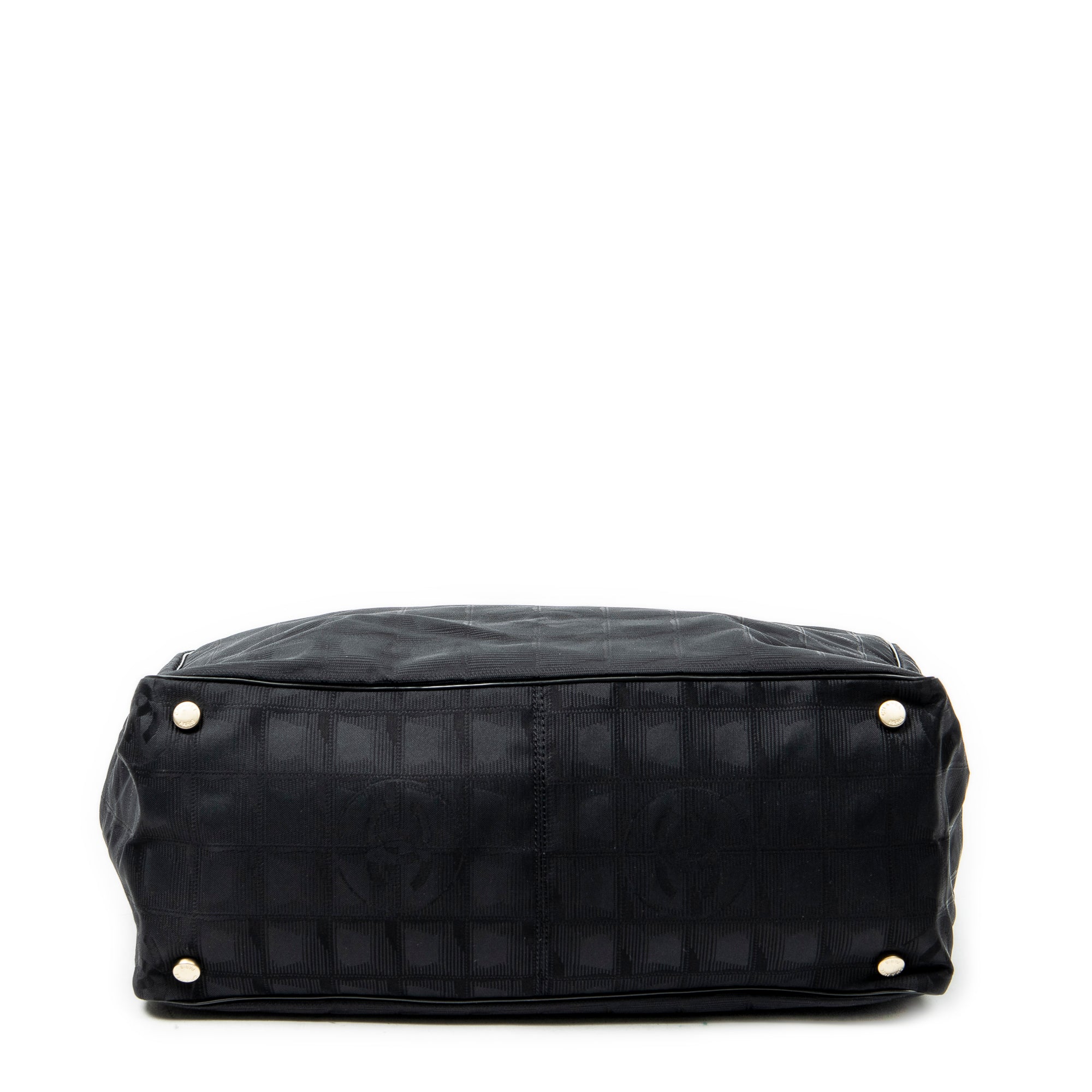 Shoulder Bag New Travel Line Shopping Tote Black Travel Line Nylon Canvas