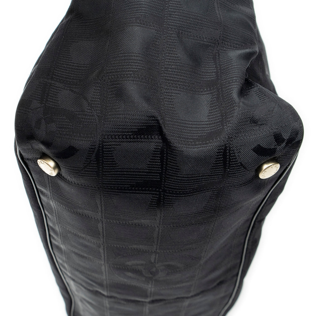 Shoulder Bag New Travel Line Shopping Tote Black Travel Line Nylon Canvas