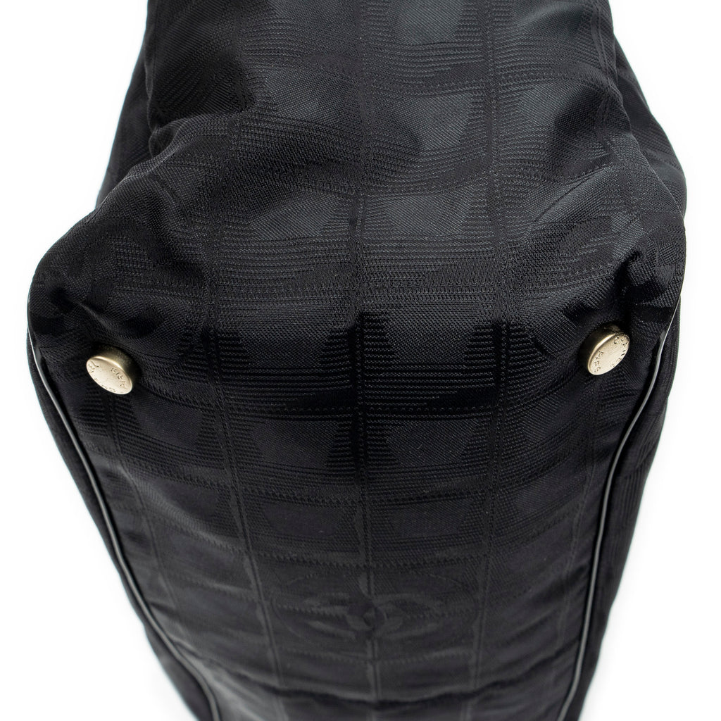 Shoulder Bag New Travel Line Shopping Tote Black Travel Line Nylon Canvas