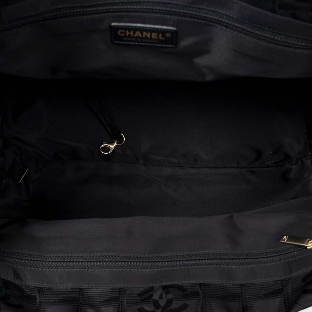 Shoulder Bag New Travel Line Shopping Tote Black Travel Line Nylon Canvas
