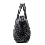 Shoulder Bag Medium Coco Cocoon Reversible Tote Black Quilted Nylon Canvas