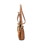 Shoulder Bag Small Pixie Crossbody Tan Suede Leather