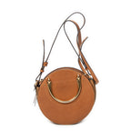 Shoulder Bag Small Pixie Crossbody Tan Suede Leather