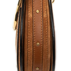 Shoulder Bag Small Pixie Crossbody Tan Suede Leather