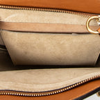 Shoulder Bag Small Pixie Crossbody Tan Suede Leather