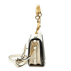 Shoulder Bag Small Nile Bracelet White Calfskin Leather